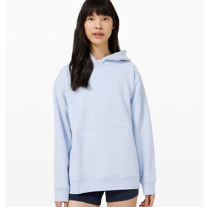 Lululemon All Yours Hoodie Size M in Daydream Cotton Terry Relaxed Fit Soft EUC